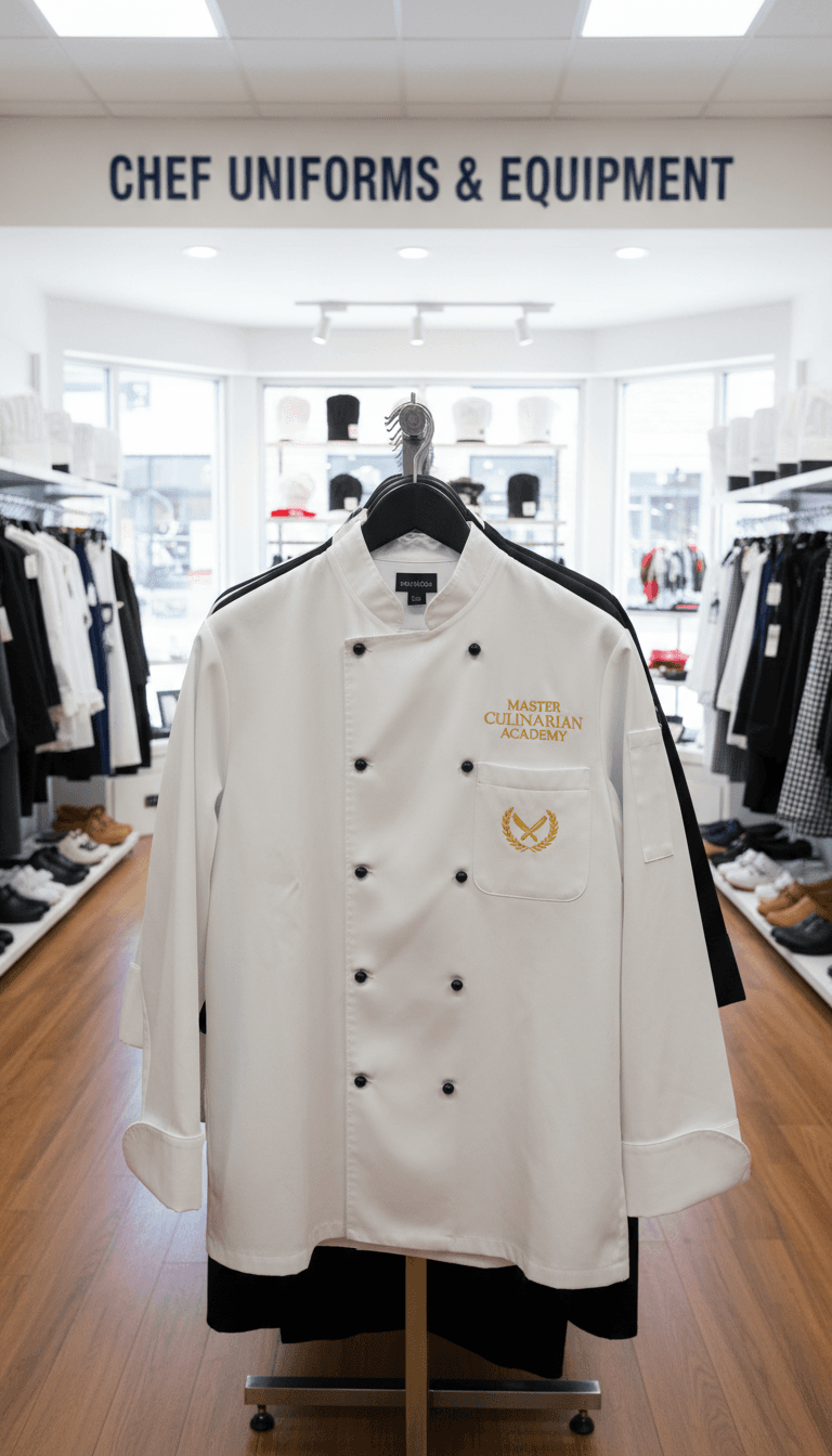 Finished chef jacket