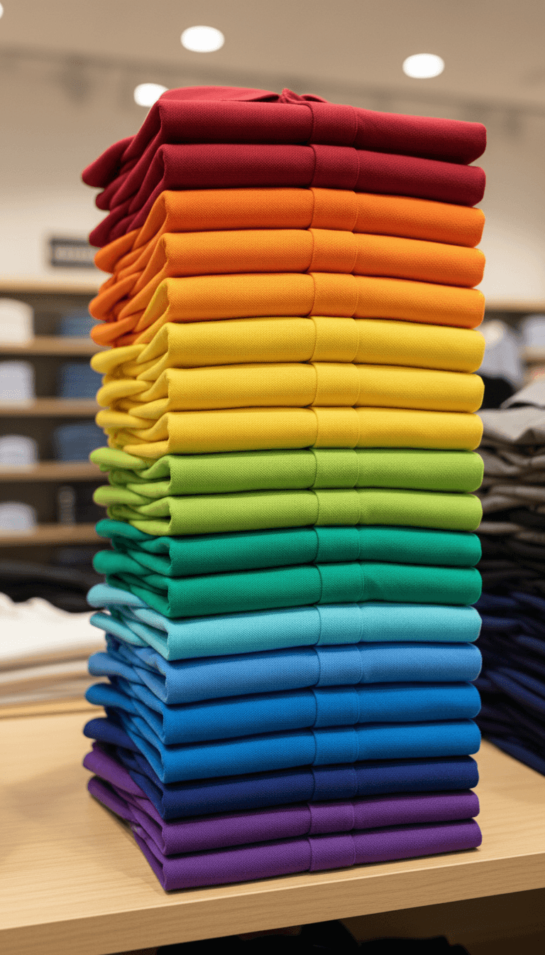School polos ready in multiple colors